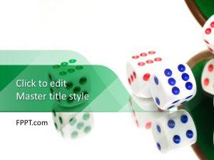 Free Dice PowerPoint Template