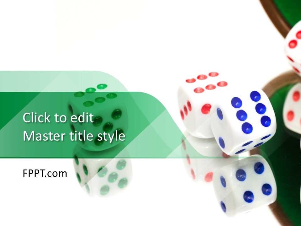 Free Dice PowerPoint Template Free PowerPoint Templates