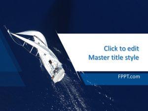 Free Yacht PowerPoint Template