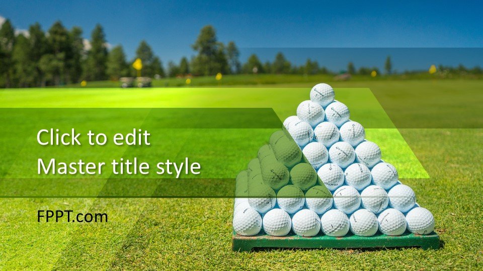 Free Golf PGA PowerPoint Template - Free PowerPoint Templates