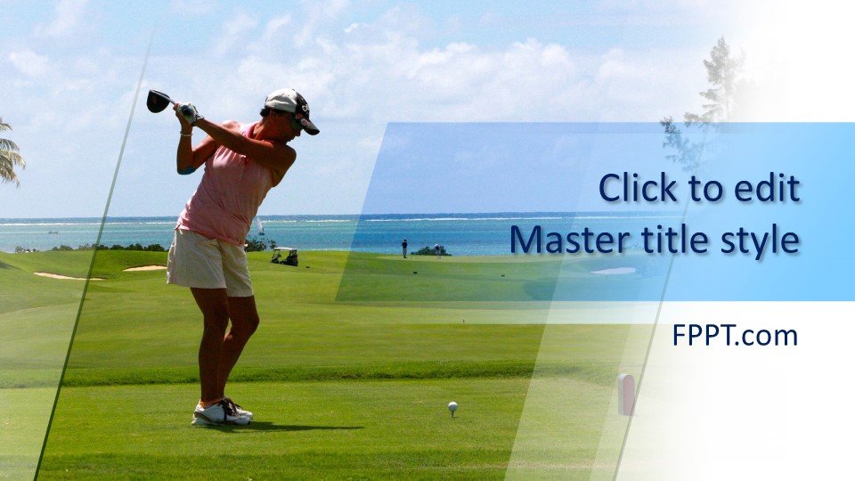 Golf Themed Powerpoint Template Free