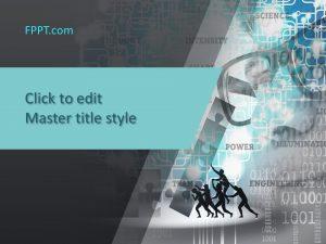 Free Digital Strategy PowerPoint Template