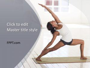 Free Yoga Positions PowerPoint Template