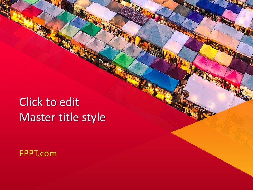 Free Market PowerPoint Template