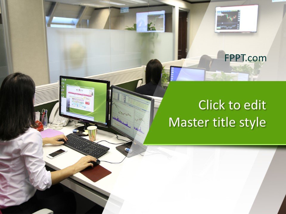 Free In the Office PowerPoint Template