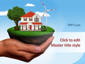 Free Energy-Efficient Home PowerPoint Template