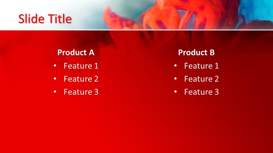 red microsoft powerpoint templates free download