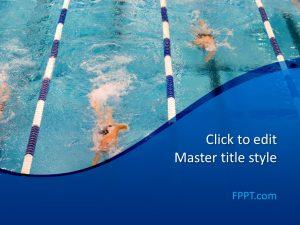 Free Swimming Pool PowerPoint Template