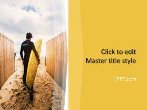 Free Surfing PowerPoint Template