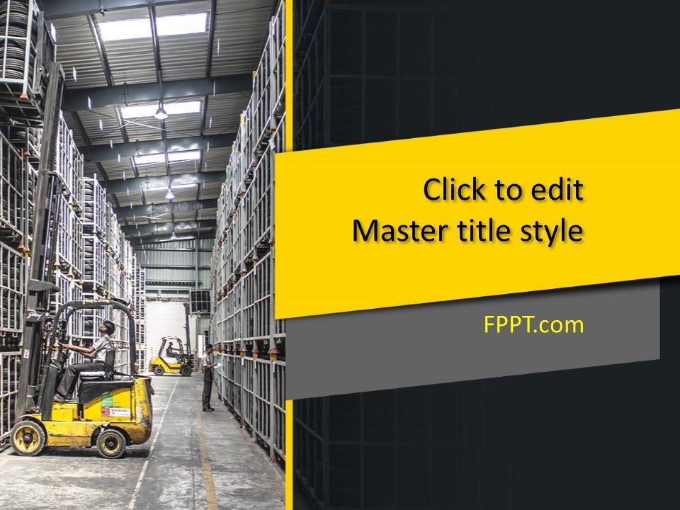 Free Forklift PowerPoint Template - Free PowerPoint Templates