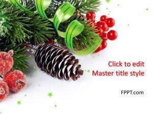 Free Christmas Decoration PowerPoint Template