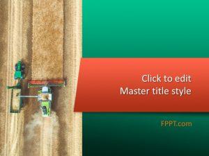 Free Agricultural Field PowerPoint Template
