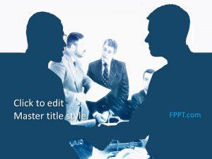 Free Deal Partnership PowerPoint Template