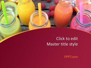 Free Smoothies PowerPoint Template