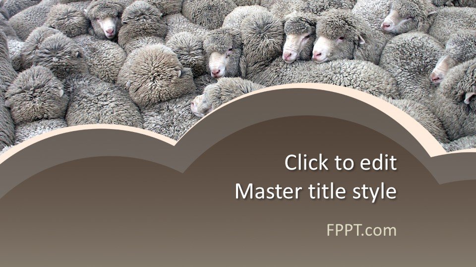 Free Sheep PowerPoint Template - Free PowerPoint Templates