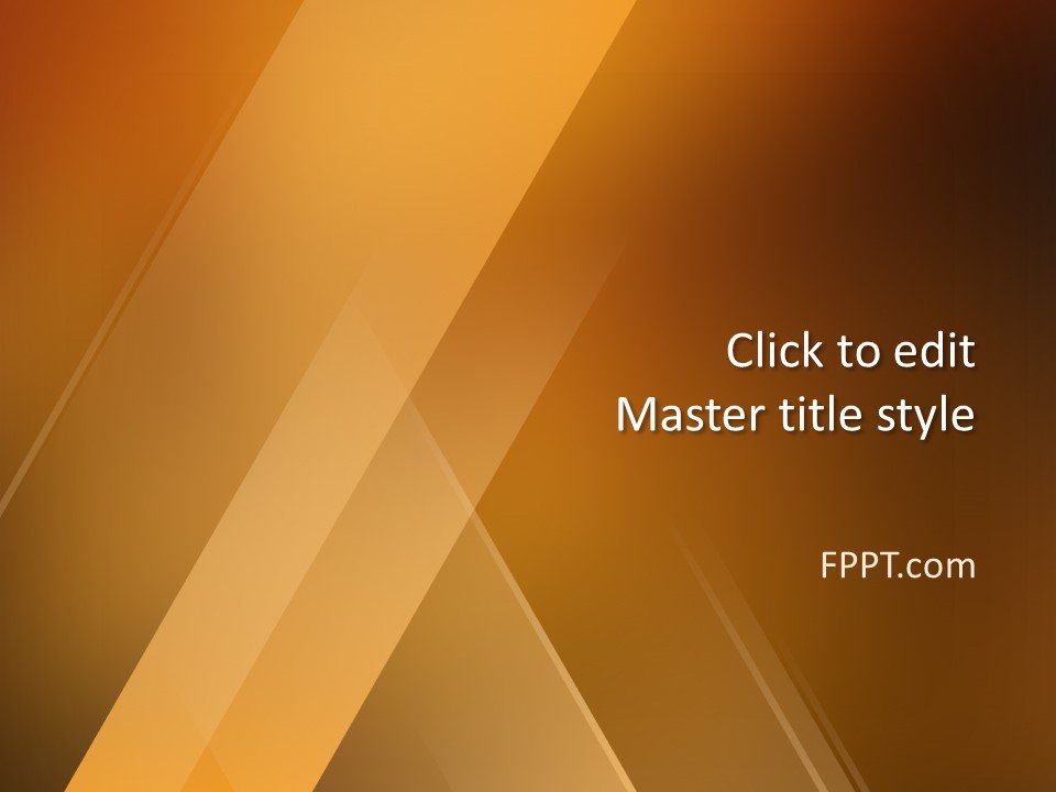 Free Professional Abstract Background PowerPoint Template - Free