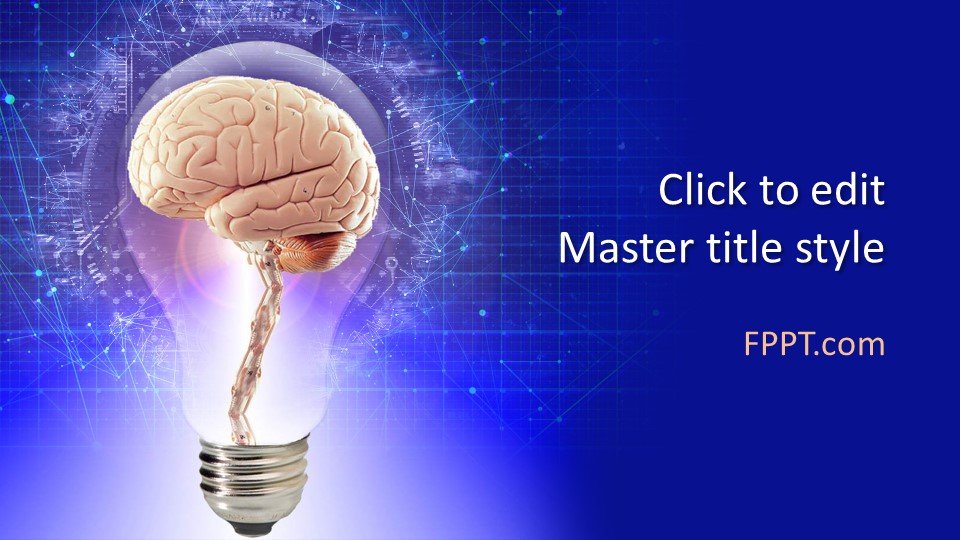 Free Brain Lightbulb PowerPoint Template Free PowerPoint Templates