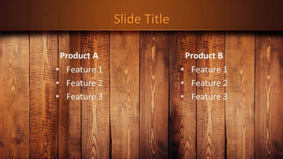 Free Wooden PowerPoint Template Free PowerPoint Templates