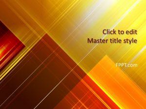 Free Yellow PowerPoint Template