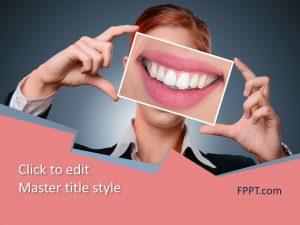 Free Smiling Face PowerPoint Template