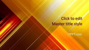 Free Abstract Yellow PowrePoint template for presentations