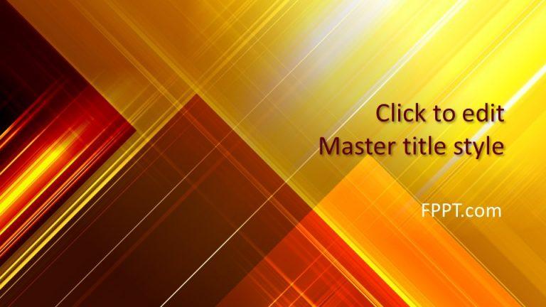 Yellow Abstract PowerPoint Background - Free PowerPoint Templates