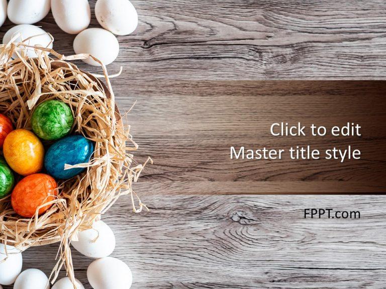 Free Easter Eggs PowerPoint Template Free PowerPoint Templates