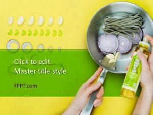 Free Virtual Cooking Classes PowerPoint Template
