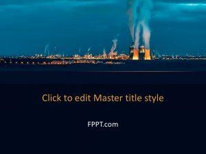 Free Industry Pollution Smog PowerPoint Template