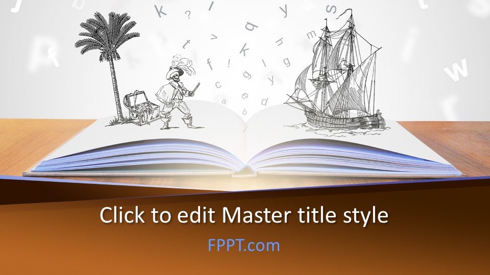 Free Book Powerpoint Template Free Powerpoint Templates