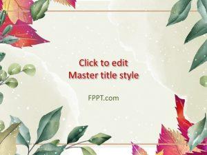 Free Leaves PowerPoint Templates