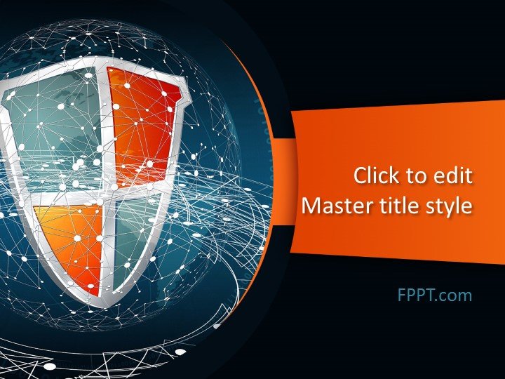 presentation cyber security powerpoint template