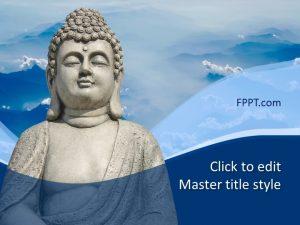 Free Gautama Buddha PowerPoint Template