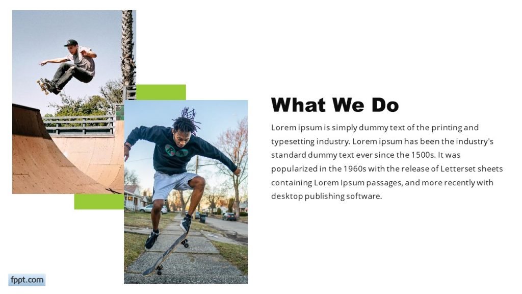 What we do slide - Free PowerPoint Templates