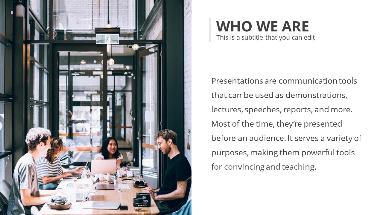 Free Corporate Company Presentation Template Free PowerPoint Templates