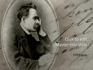 Free Friedrich Nietzsche PowerPoint Template