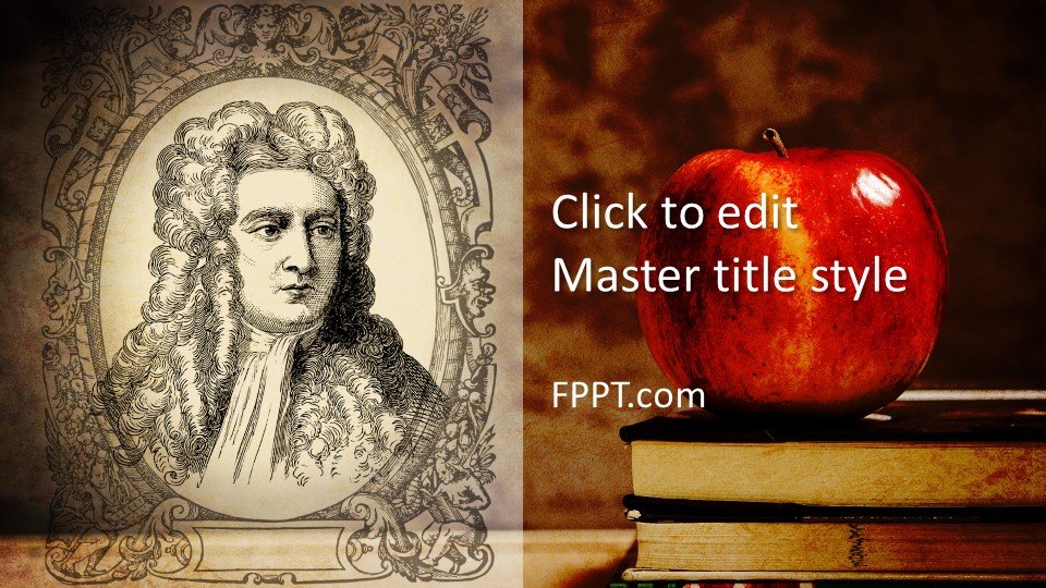 Free Isaac Newton PowerPoint Template - Free PowerPoint Templates