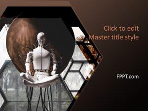 Free Technology Droid PowerPoint Template