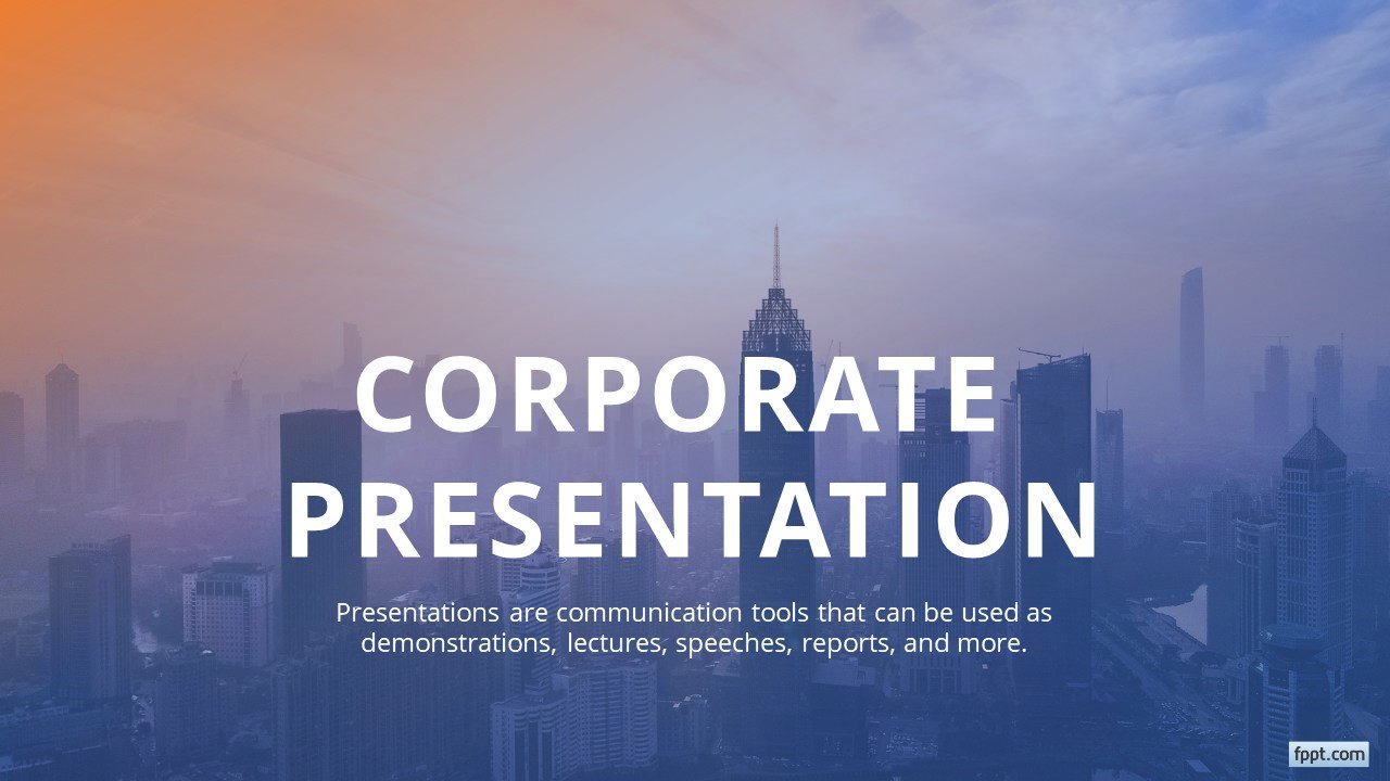 Free Company Profile PowerPoint Template - Free PowerPoint Templates