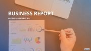 Free Business Report PowerPoint Template