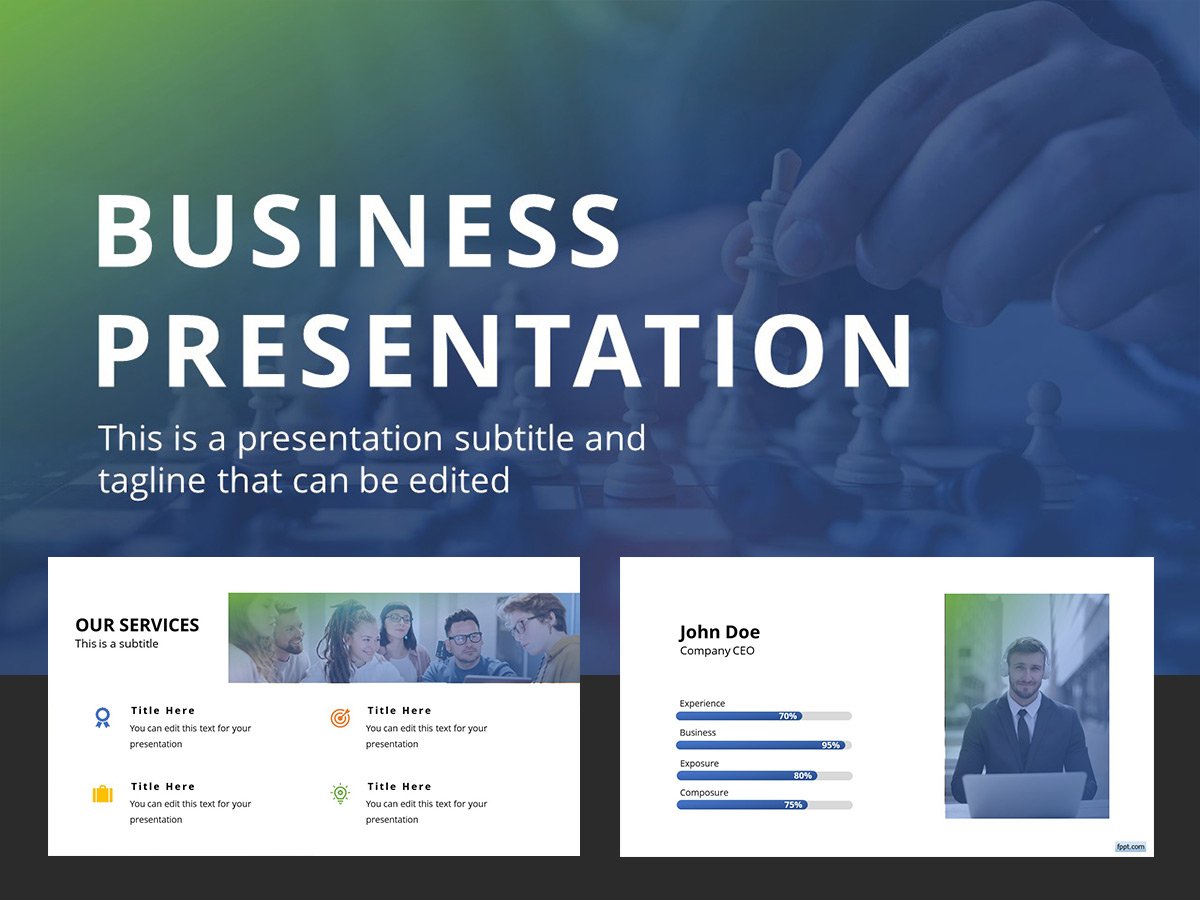Free Business PowerPoint Template for presentations