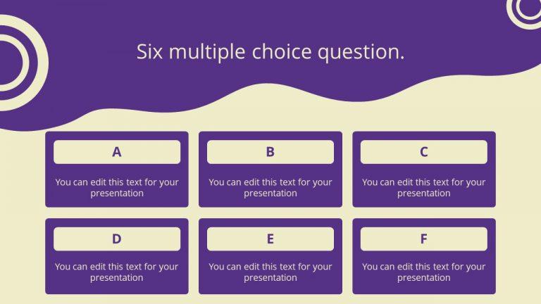 Quiz Questions Slide - Free PowerPoint Templates