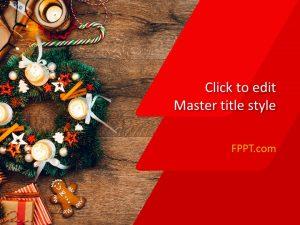 Free Red Christmas PowerPoint Template
