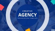 Creative Agency Cover Slide Design