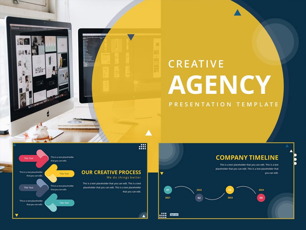 Free Creative Agency PowerPoint Template - Free PowerPoint Templates