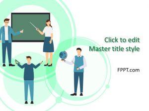 Free Hybrid Learning PowerPoint Template