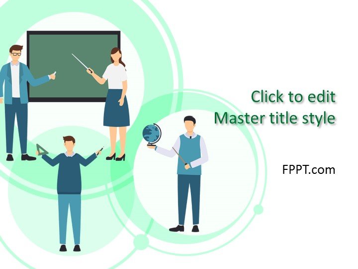 ppt template education theme