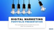 Free Digital Marketing Portfolio Presentation Template