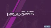 Small Business Strategic Planning Cover Slide