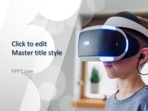 Free Virtual Reality Technology PowerPoint Template
